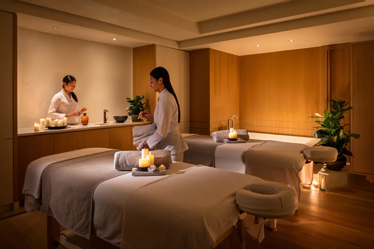Massage duo en couple | Spa et bien-être en duo à Paris